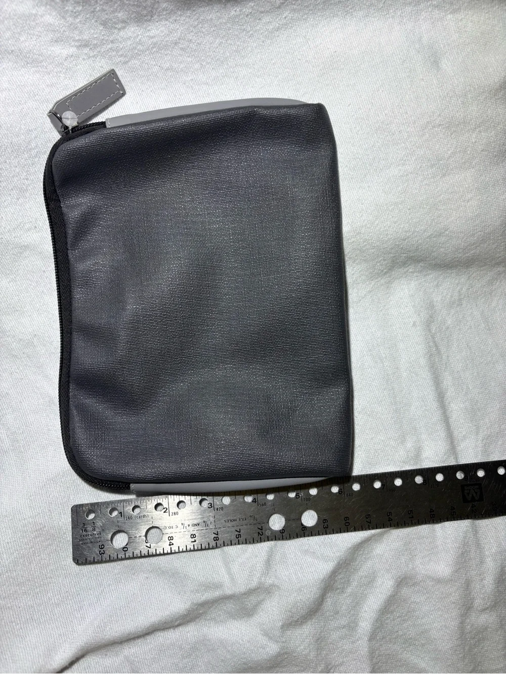 Tumi Two-Tone Black and Gray Toiletry Pouch